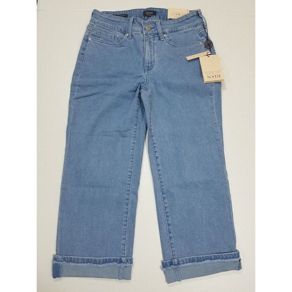 NYDJ Marilyn Straight Crop Jeans Size 2